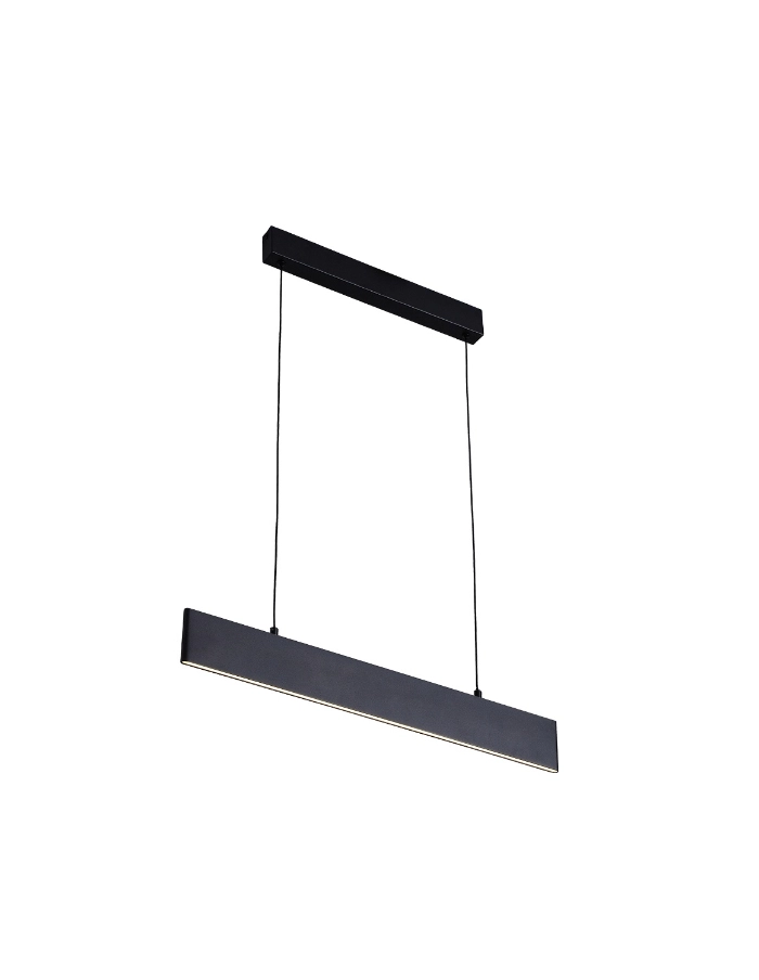 Colgante LED Rokua 25W Markas Iluminación negro luz cálida